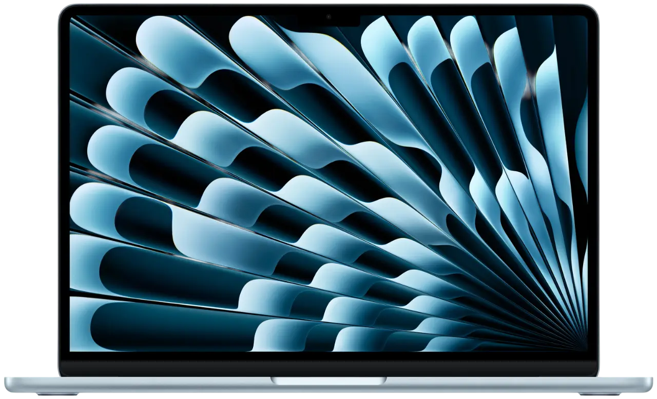 Apple MacBook Air 13.6" (M5, 10C CPU/10C GPU, 2026), 24 ГБ, 512 ГБ SSD, Голубой