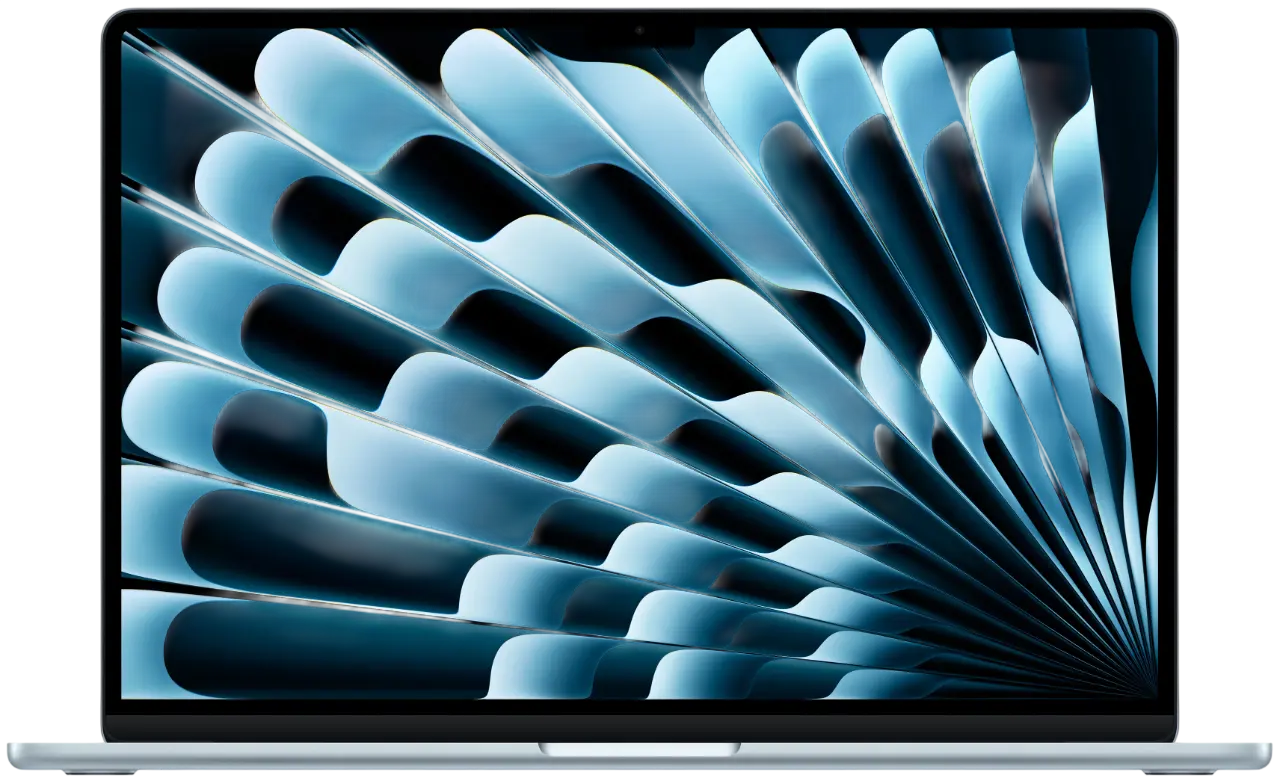 Apple MacBook Air 15.3" (M5, 10C CPU/10C GPU, 2026), 16 ГБ, 512 ГБ SSD, Голубой