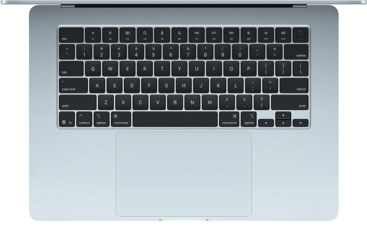 Apple MacBook Air 15.3" (M5, 10C CPU/10C GPU, 2026), 16 ГБ, 512 ГБ SSD, Голубой